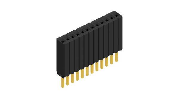 Fischer Elektronik Buchsenleiste (Standard) Anzahl Reihen: 1 10027241 10St.