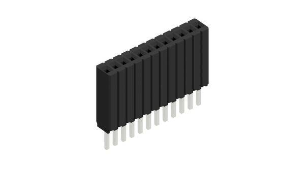 Fischer Elektronik Buchsenleiste (Standard) Anzahl Reihen: 1 10027242 10St.