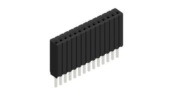 Fischer Elektronik Buchsenleiste (Standard) Anzahl Reihen: 1 10027246 10St.