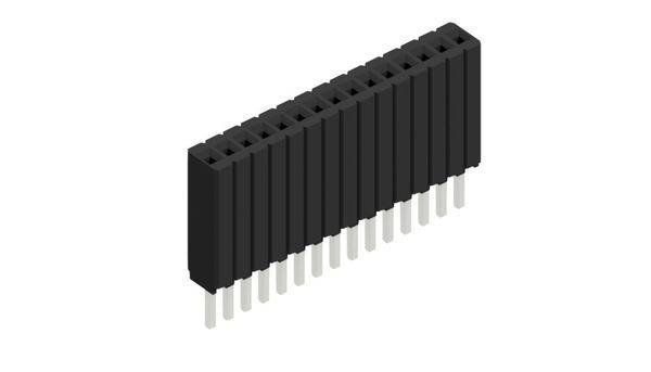 Fischer Elektronik Buchsenleiste (Standard) Anzahl Reihen: 1 10027248 10St.