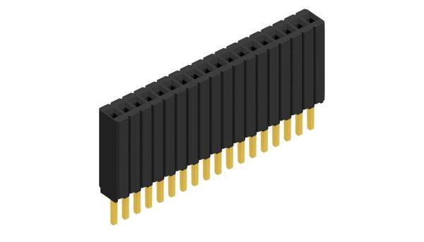 Fischer Elektronik Buchsenleiste (Standard) Anzahl Reihen: 1 10027253 10St.