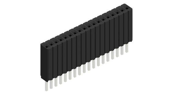 Fischer Elektronik Buchsenleiste (Standard) Anzahl Reihen: 1 10027254 10St.