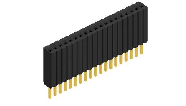 Fischer Elektronik Buchsenleiste (Standard) Anzahl Reihen: 1 10027255 10St.