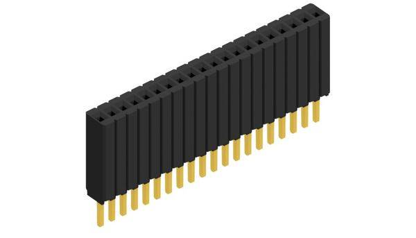 Fischer Elektronik Buchsenleiste (Standard) Anzahl Reihen: 1 10027257 10St.