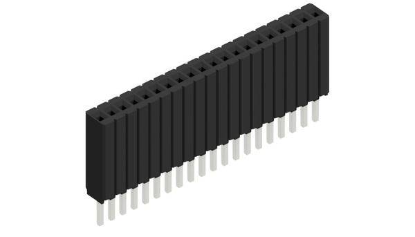 Fischer Elektronik Buchsenleiste (Standard) Anzahl Reihen: 1 10027258 10St.