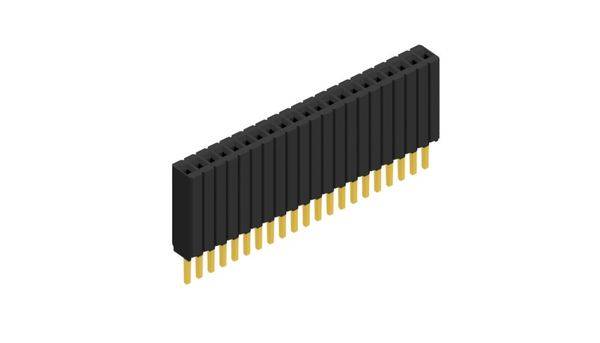 Fischer Elektronik Buchsenleiste (Standard) Anzahl Reihen: 1 10027259 10St.
