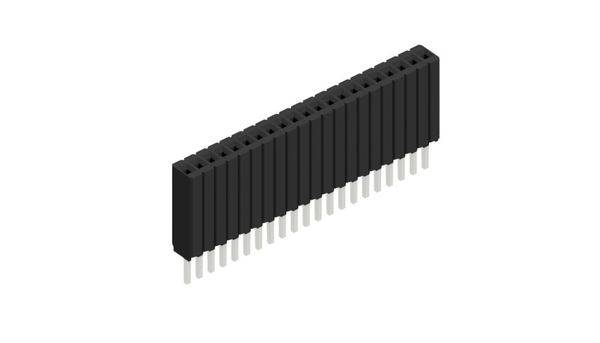 Fischer Elektronik Buchsenleiste (Standard) Anzahl Reihen: 1 10027260 10St.
