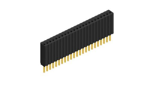 Fischer Elektronik Buchsenleiste (Standard) Anzahl Reihen: 1 10027263 10St.