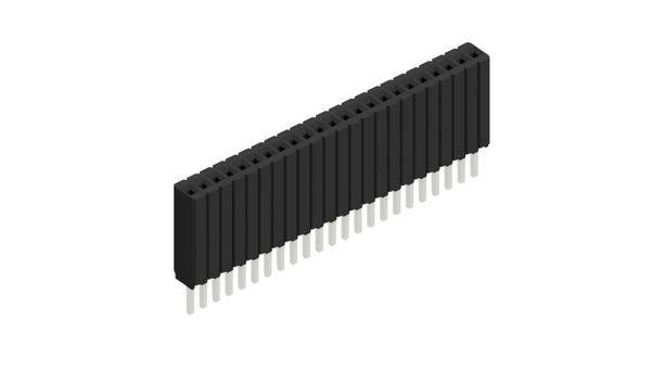 Fischer Elektronik Buchsenleiste (Standard) Anzahl Reihen: 1 10027264 10St.