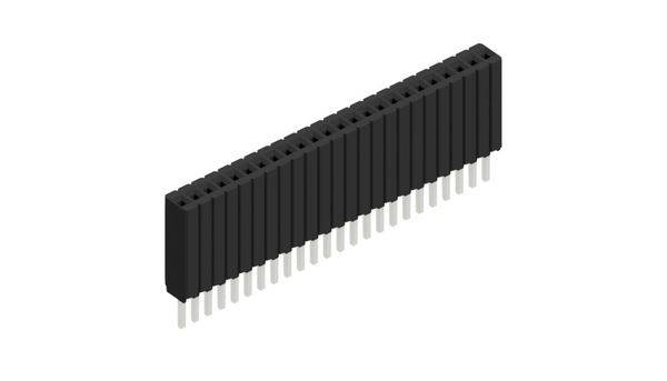 Fischer Elektronik Buchsenleiste (Standard) Anzahl Reihen: 1 10027266 10St.