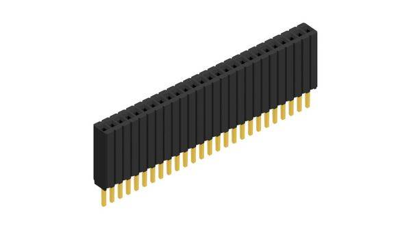 Fischer Elektronik Buchsenleiste (Standard) Anzahl Reihen: 1 10027269 10St.