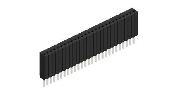 Fischer Elektronik Buchsenleiste (Standard) Anzahl Reihen: 1 10027272 10St.