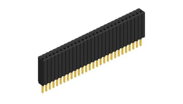 Fischer Elektronik Buchsenleiste (Standard) Anzahl Reihen: 1 10027273 10St.