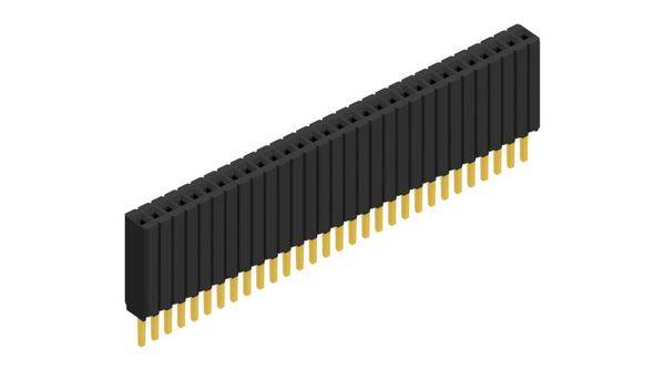 Fischer Elektronik Buchsenleiste (Standard) Anzahl Reihen: 1 10027277 10St.