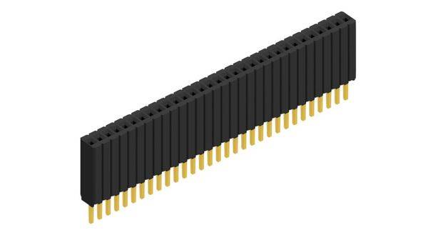 Fischer Elektronik Buchsenleiste (Standard) Anzahl Reihen: 1 10027279 10St.