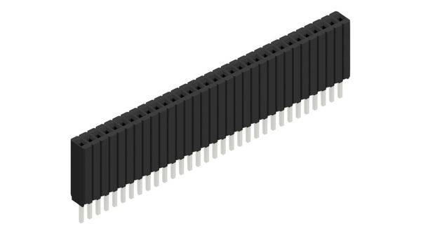 Fischer Elektronik Buchsenleiste (Standard) Anzahl Reihen: 1 10027282 10St.