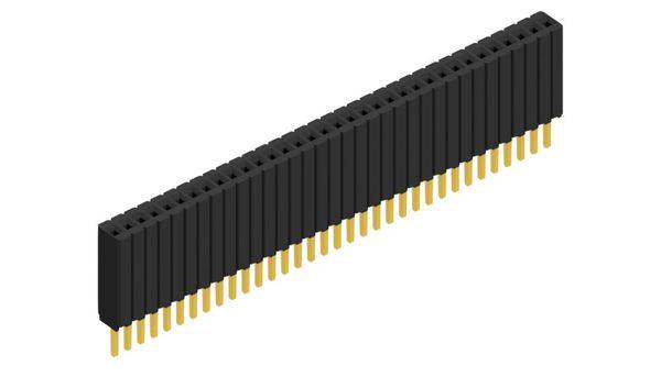 Fischer Elektronik Buchsenleiste (Standard) Anzahl Reihen: 1 10027285 10St.