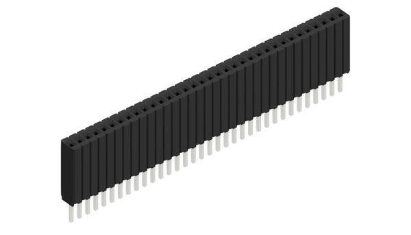Fischer Elektronik Buchsenleiste (Standard) Anzahl Reihen: 1 10027286 10St.