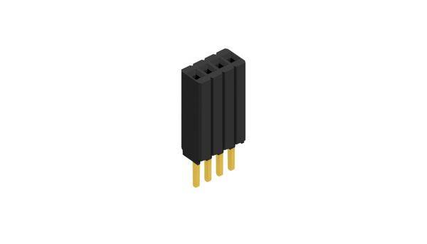 Fischer Elektronik Buchsenleiste (Standard) Anzahl Reihen: 1 10027225 10St.