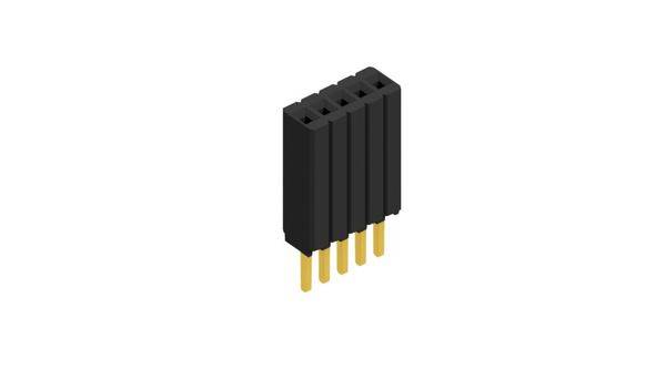 Fischer Elektronik Buchsenleiste (Standard) Anzahl Reihen: 1 10027227 10St.
