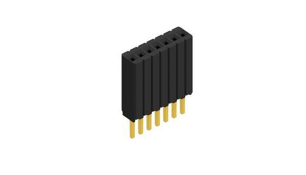 Fischer Elektronik Buchsenleiste (Standard) Anzahl Reihen: 1 10027231 10St.
