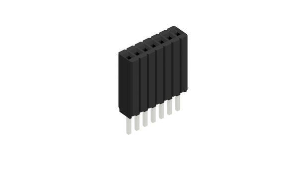 Fischer Elektronik Buchsenleiste (Standard) Anzahl Reihen: 1 10027232 10St.