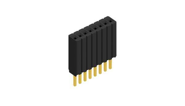 Fischer Elektronik Buchsenleiste (Standard) Anzahl Reihen: 1 10027233 10St.