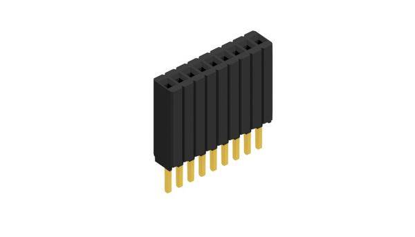 Fischer Elektronik Buchsenleiste (Standard) Anzahl Reihen: 1 10027235 10St.