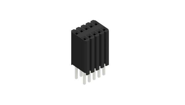 Fischer Elektronik Buchsenleiste (Standard) Anzahl Reihen: 2 10027298 10St.