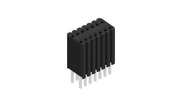 Fischer Elektronik Buchsenleiste (Standard) Anzahl Reihen: 2 10027302 10St.