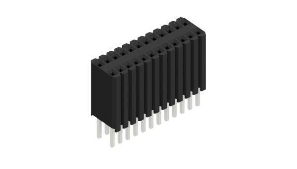 Fischer Elektronik Buchsenleiste (Standard) Anzahl Reihen: 2 10027311 10St.