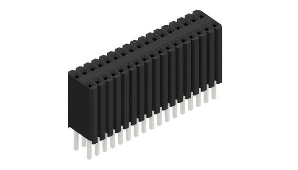 Fischer Elektronik Buchsenleiste (Standard) Anzahl Reihen: 2 10027321 10St.