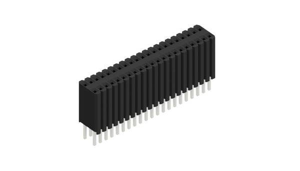 Fischer Elektronik Buchsenleiste (Standard) Anzahl Reihen: 2 10027329 10St.