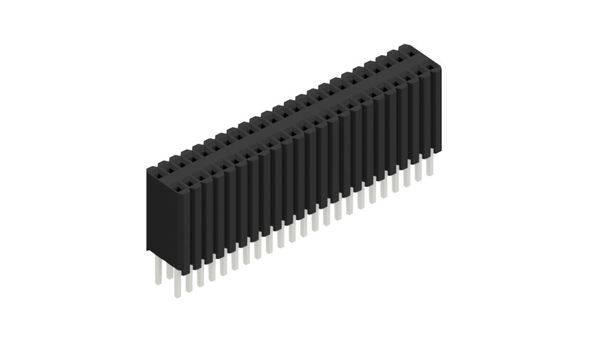 Fischer Elektronik Buchsenleiste (Standard) Anzahl Reihen: 2 10027333 10St.