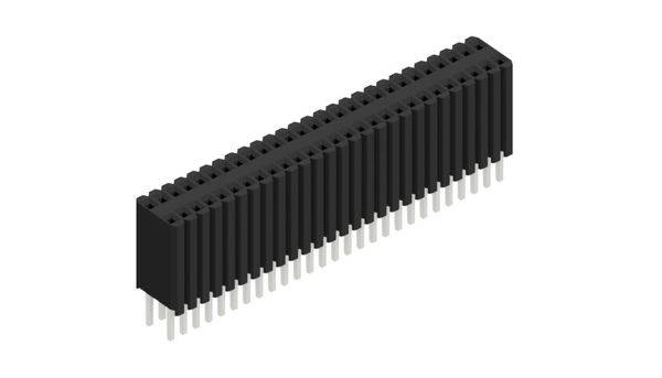 Fischer Elektronik Buchsenleiste (Standard) Anzahl Reihen: 2 10027341 10St.