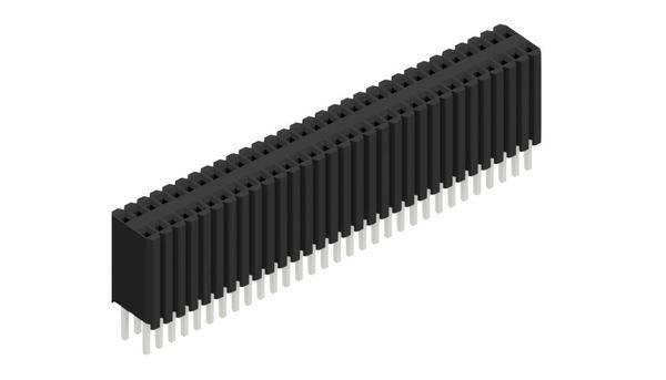 Fischer Elektronik Buchsenleiste (Standard) Anzahl Reihen: 2 10027349 10St.