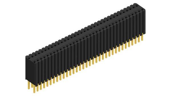 Fischer Elektronik Buchsenleiste (Standard) Anzahl Reihen: 2 10027354 10St.