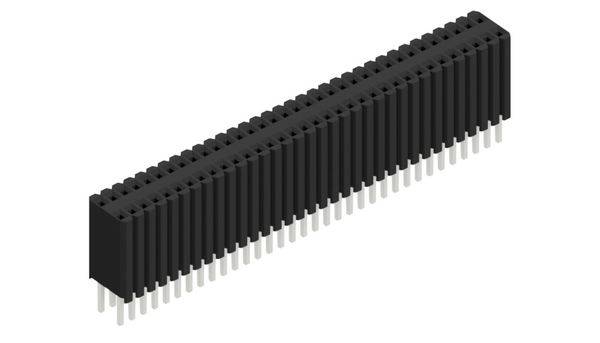 Fischer Elektronik Buchsenleiste (Standard) Anzahl Reihen: 2 10027355 10St.