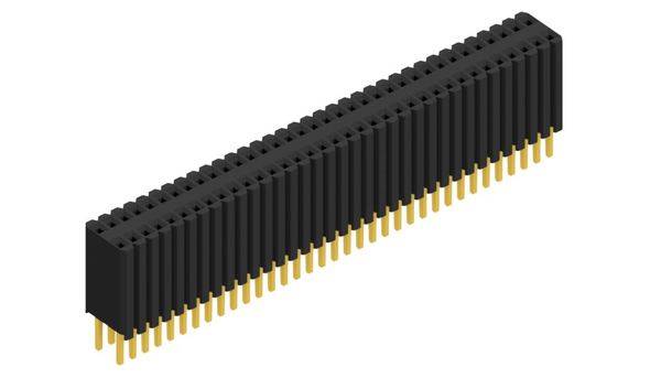 Fischer Elektronik Buchsenleiste (Standard) Anzahl Reihen: 2 10027356 10St.