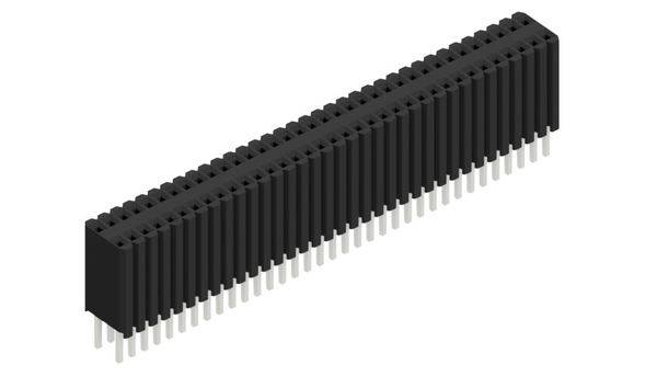 Fischer Elektronik Buchsenleiste (Standard) Anzahl Reihen: 2 10027357 10St.