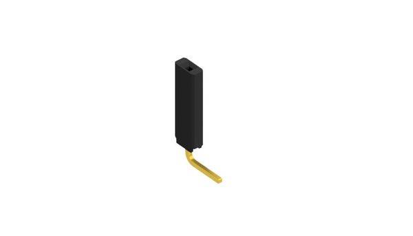 Fischer Elektronik Buchsenleiste (Standard) Anzahl Reihen: 1 10027360 10St.