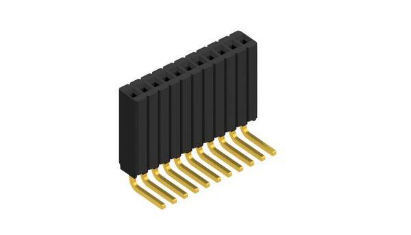 Fischer Elektronik Buchsenleiste (Standard) Anzahl Reihen: 1 10027380 10St.