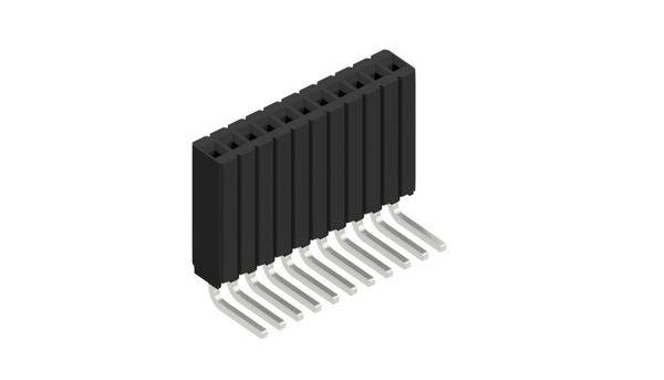Fischer Elektronik Buchsenleiste (Standard) Anzahl Reihen: 1 10027381 10St.