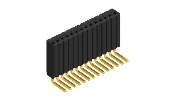 Fischer Elektronik Buchsenleiste (Standard) Anzahl Reihen: 1 10027386 10St.
