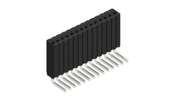 Fischer Elektronik Buchsenleiste (Standard) Anzahl Reihen: 1 10027387 10St.