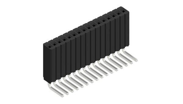 Fischer Elektronik Buchsenleiste (Standard) Anzahl Reihen: 1 10027391 10St.