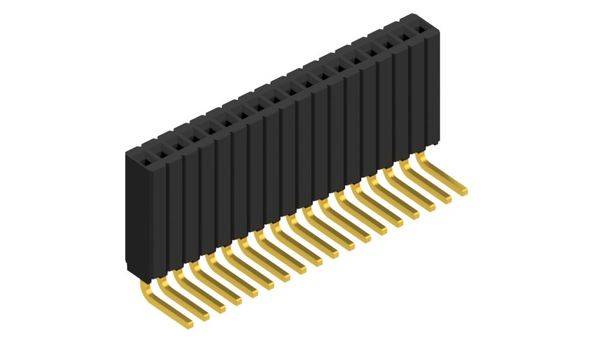Fischer Elektronik Buchsenleiste (Standard) Anzahl Reihen: 1 10027394 10St.