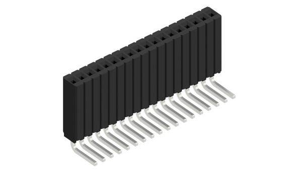 Fischer Elektronik Buchsenleiste (Standard) Anzahl Reihen: 1 10027395 10St.