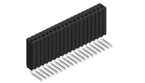 Fischer Elektronik Buchsenleiste (Standard) Anzahl Reihen: 1 10027397 10St.