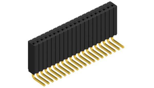 Fischer Elektronik Buchsenleiste (Standard) Anzahl Reihen: 1 10027398 10St.